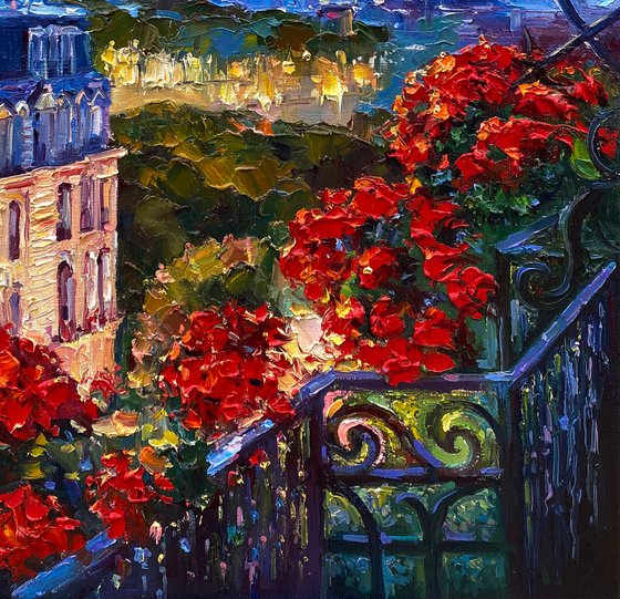 "Paris"original oil painting