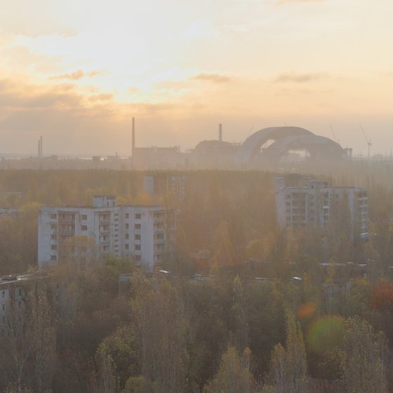 #72. Pripyat 16 Floor Sunrise Balcony Face 1 - Original size