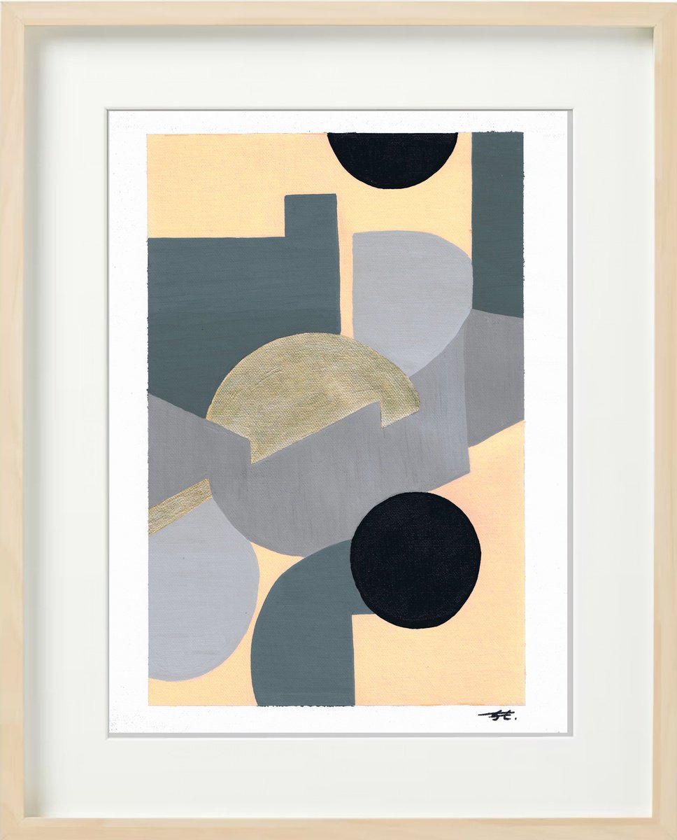 Abstract Acrylic Painting By Carla Sa Fernandes, 17 X 21, Ss1.S2, Original Artwork