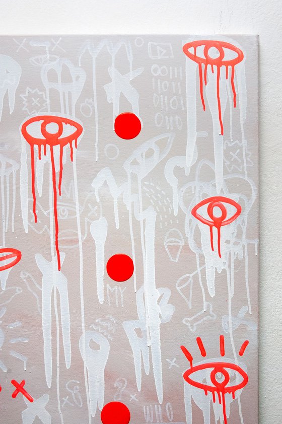 Words Are Noise - Graffiti Abstract