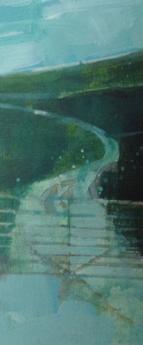 Farm gate near Wilmington, East Sussex by Julian Sutherland-Beatson
