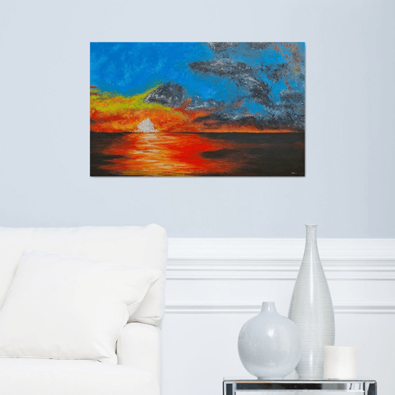Sunset storm 1