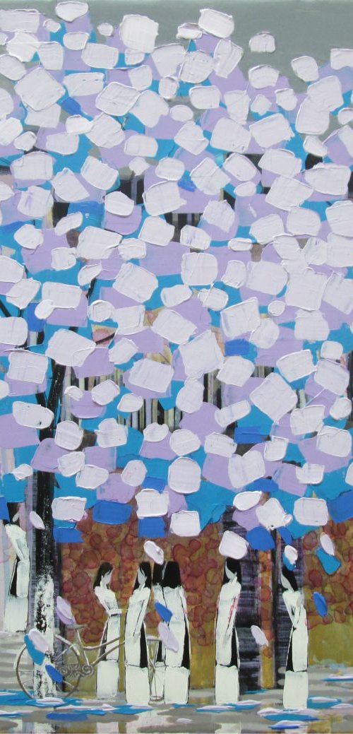 Violet trees 1 by Xuan Khanh Nguyen