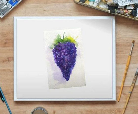 Purple grapes 2