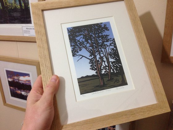 Waddesdon Trees, framed