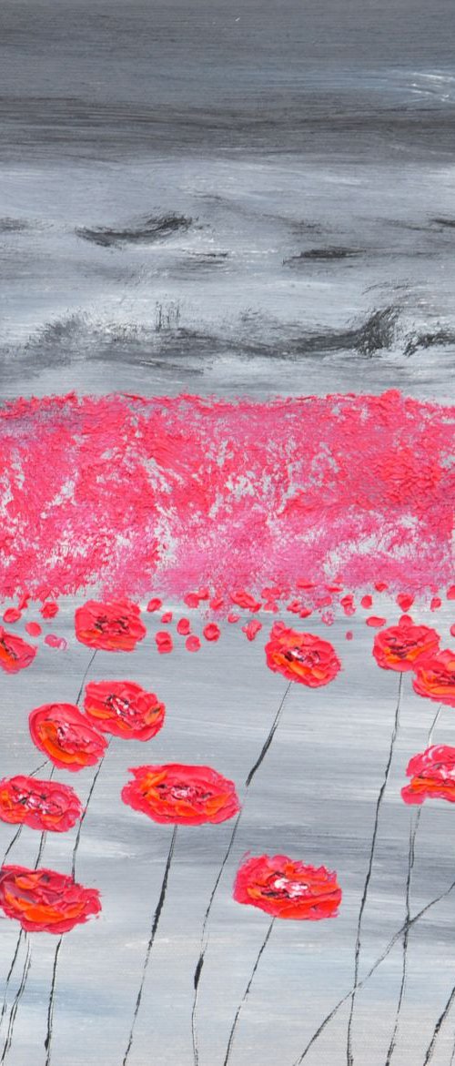 Poppies In The Rain by Daniel Urbaník