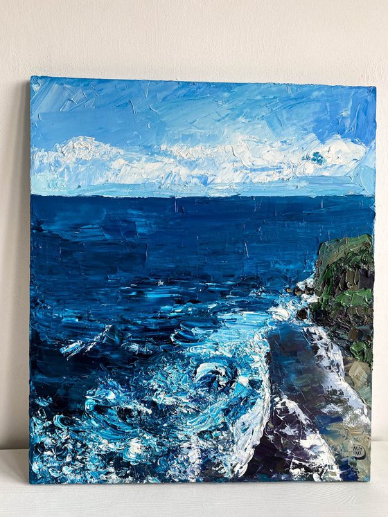 Bali Ocean Oil Painting