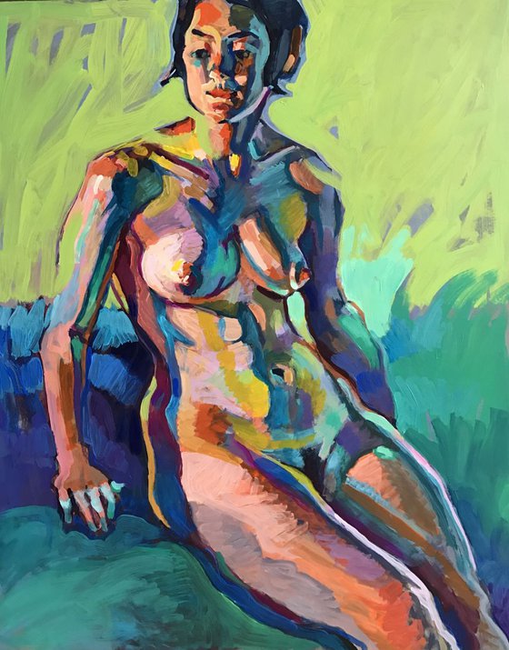 nude young woman