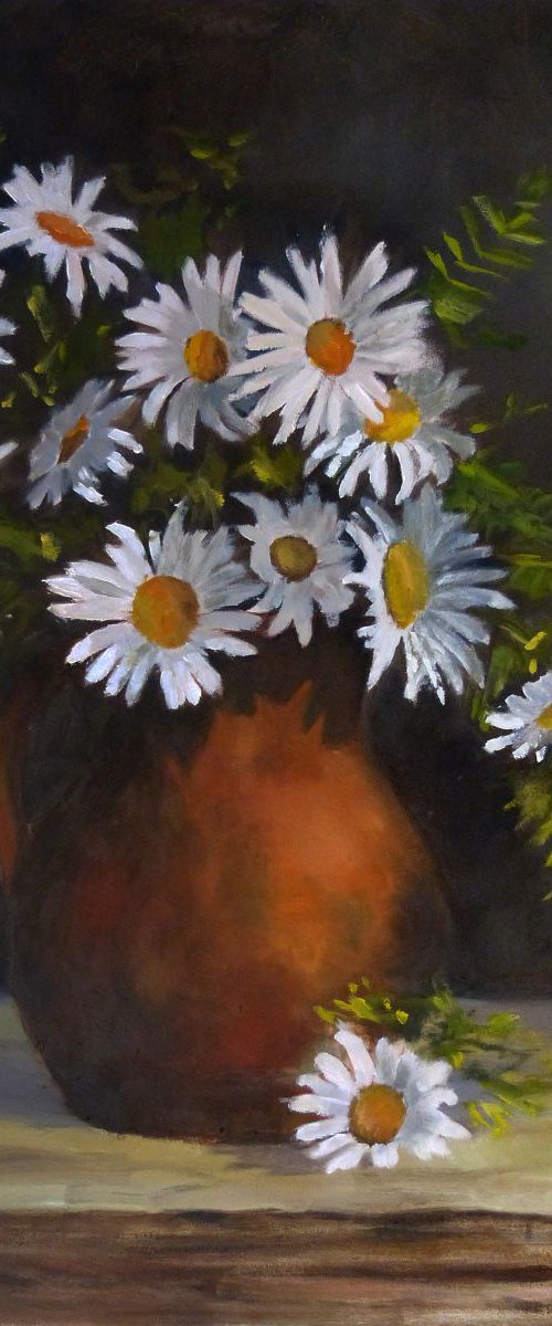 Daisies in a Pot by Isabelle Boulanger