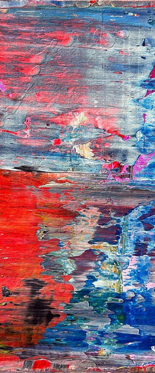 "Dexter" - Original PMS Abstract Acrylic Painting On Canvas - 20" x 20" by Preston M. Smith (PMS)