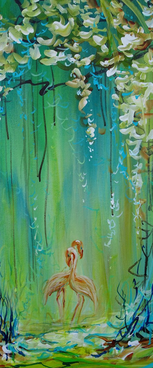 Abstract Floral Forest II by Sveta Osborne