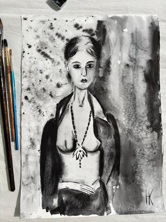Woman Painting