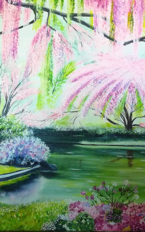 Spring garden by Nataliia Plakhotnyk
