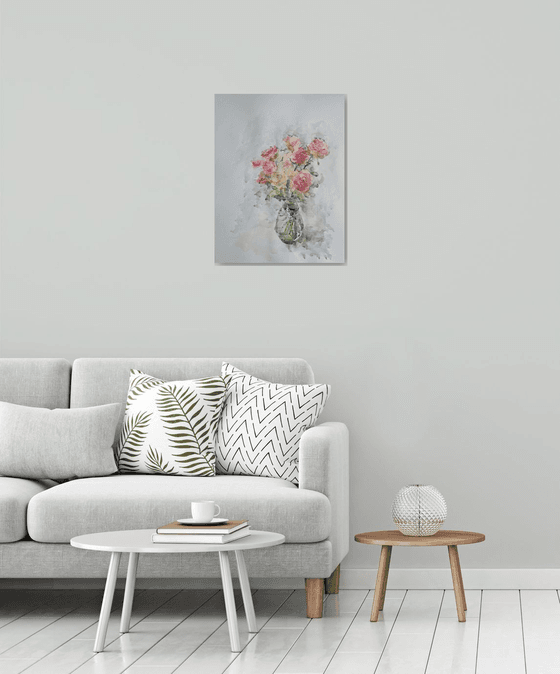 Roses 19,7x25,6 in