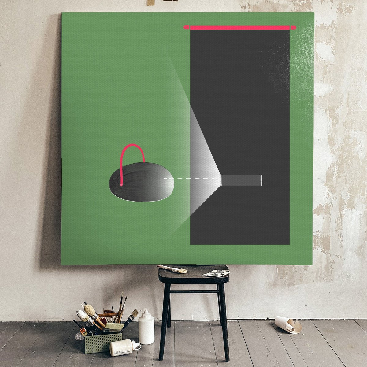 Alien Sister By Adriano Ribeiro, 39 X 39, Artwork For Sale On Artfinder