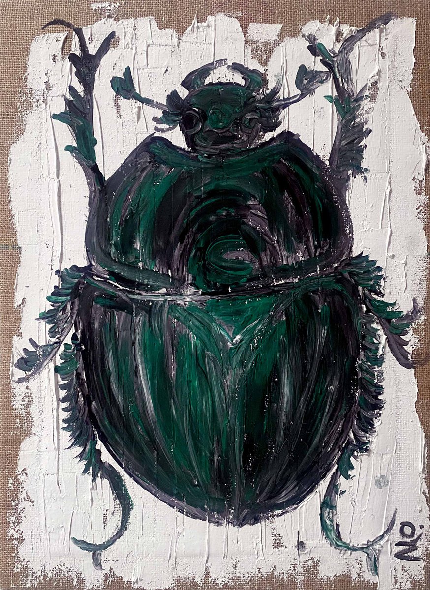 Big Green Scarab by Mattia Paoli