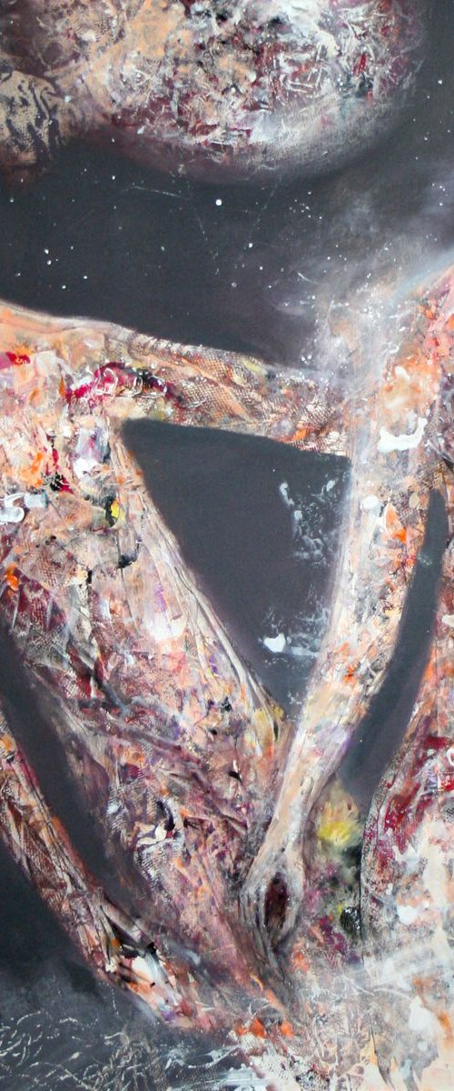 ANCESTRAL COSMIC WEDDING LOVE COUPLE DREAM FANTASY ECLECTIC ONIRIC ART BY MASTER KLOSKA by Kloska Ovidiu