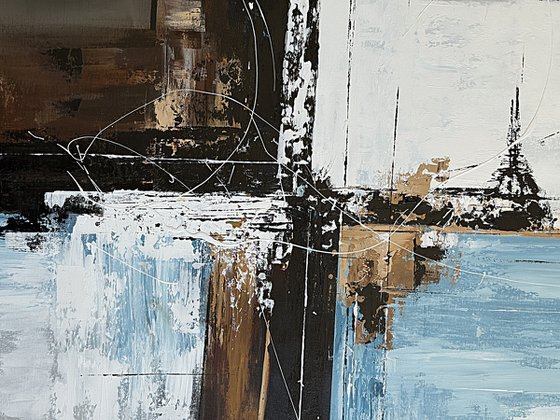 Between Structure and Tide set diptych