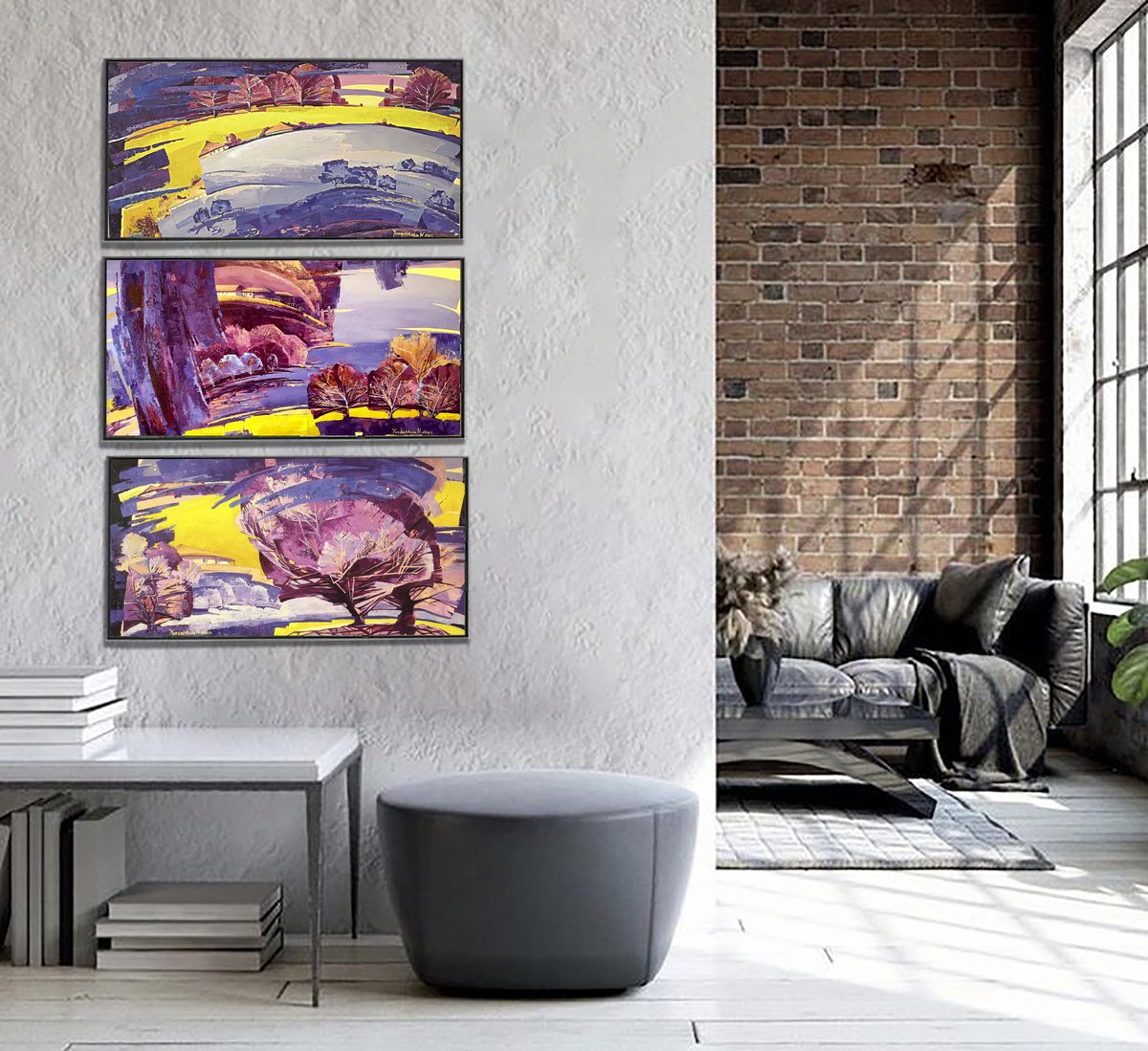 Through The Fields By Natalia Yampolskaia, 31 X 47, Artwork For Sale On Artfinder