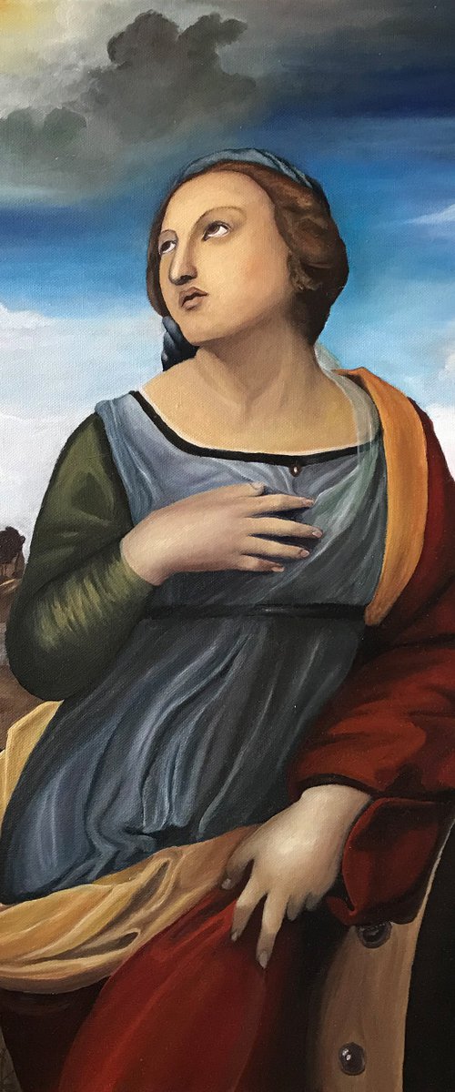 Study on S. Caterina da Alessandria by Raffaello Sanzio by Sofia Fresia