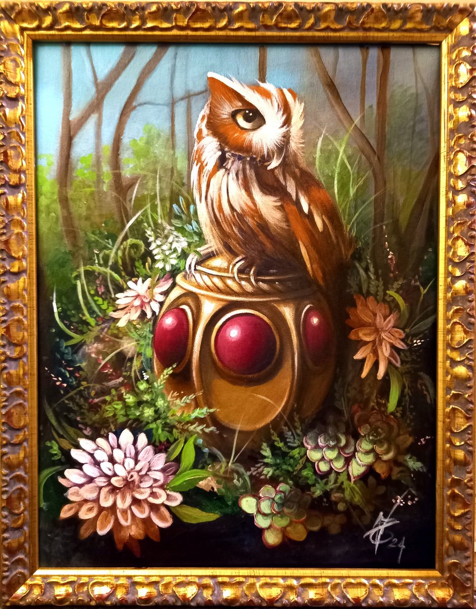 Surrealistic Animal Acrylic Painting By Valentina Toma