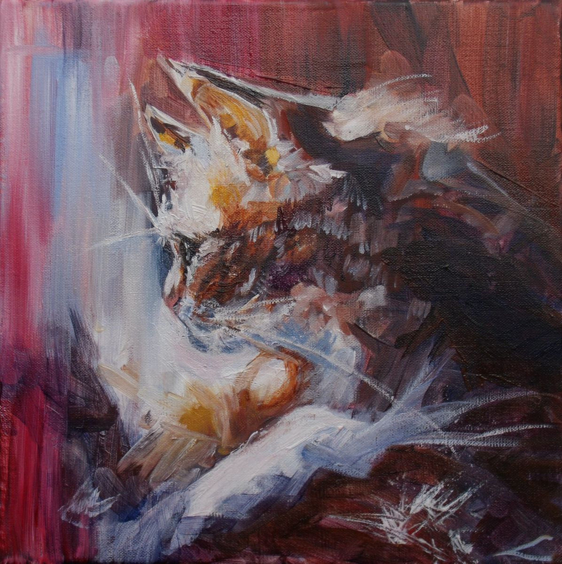 Young Hunter Oil Painting By Elena Sokolova Artfinder