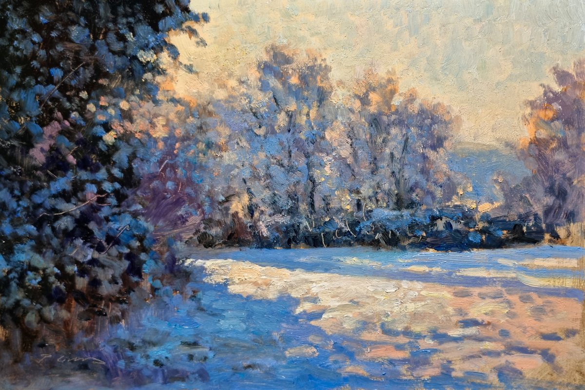 Late Afternoon By Pascal Giroud, 12 X 8, Artwork For Sale On Artfinder