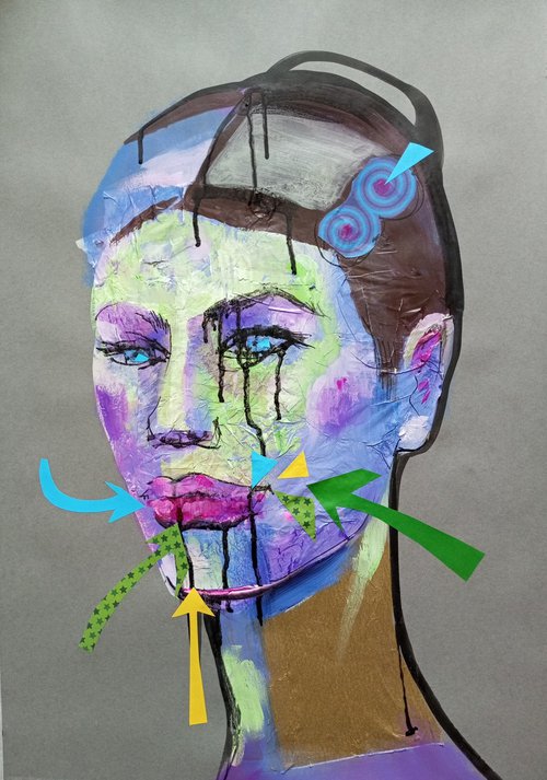Portrait /Plastic Surgery - 2 by Oxana Raduga