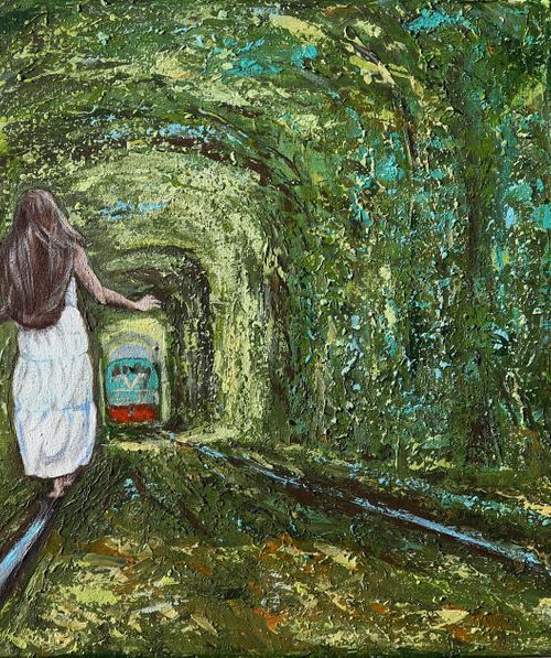 Тunnel of love. Ukraine, 60*30 by Dmytro Yeromenko