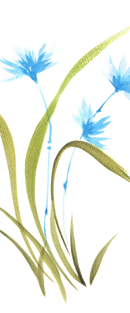 Azure Wildflowers by Hai Doan