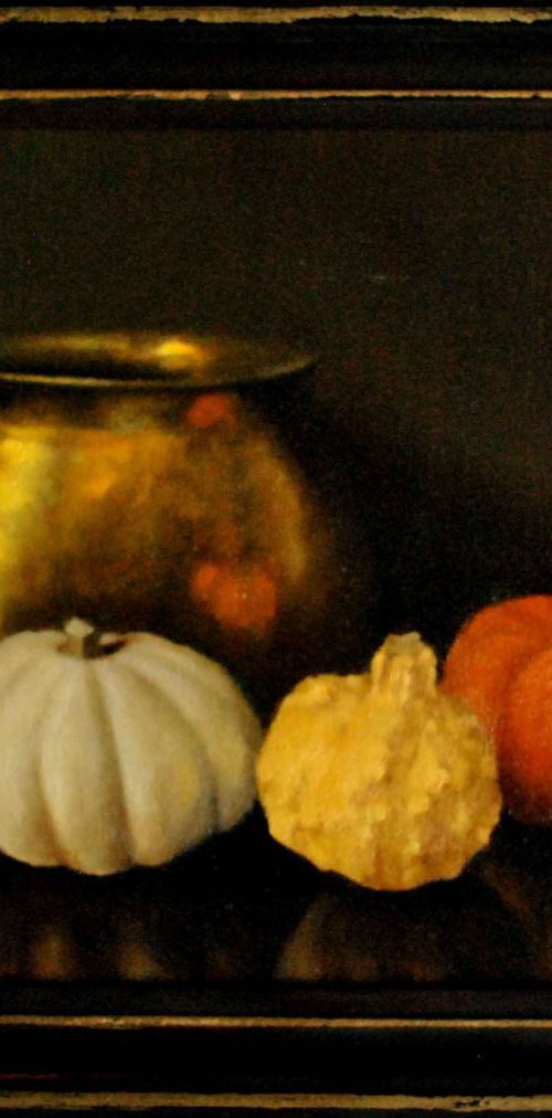 Still life with pumpkins by Daniela Roughsedge