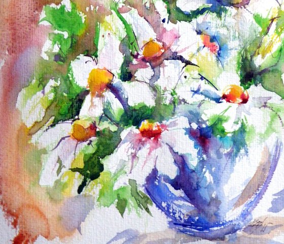 White flowers V