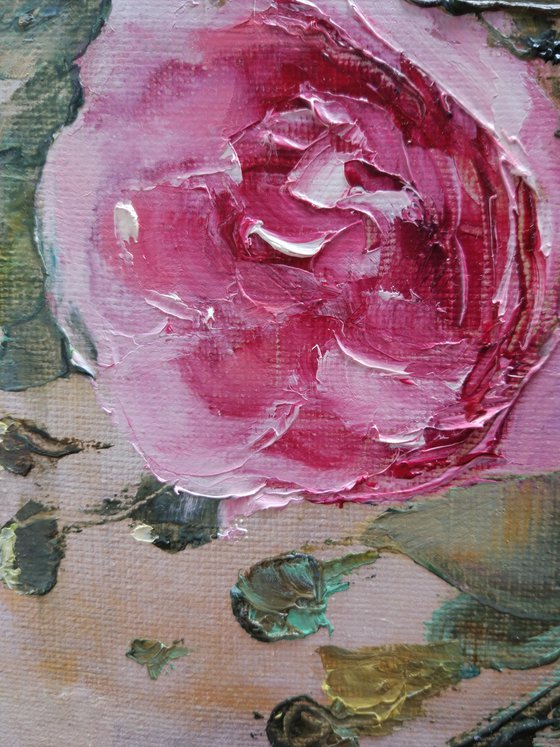 "Fragrant rose odorata". Roses and delphinium