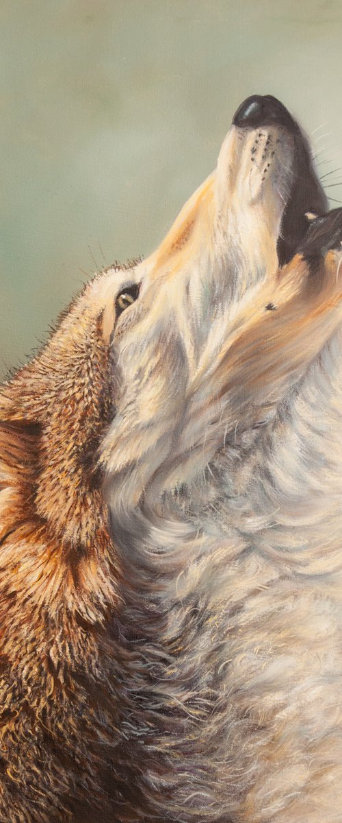 Howling Wolf by Norma Beatriz Zaro