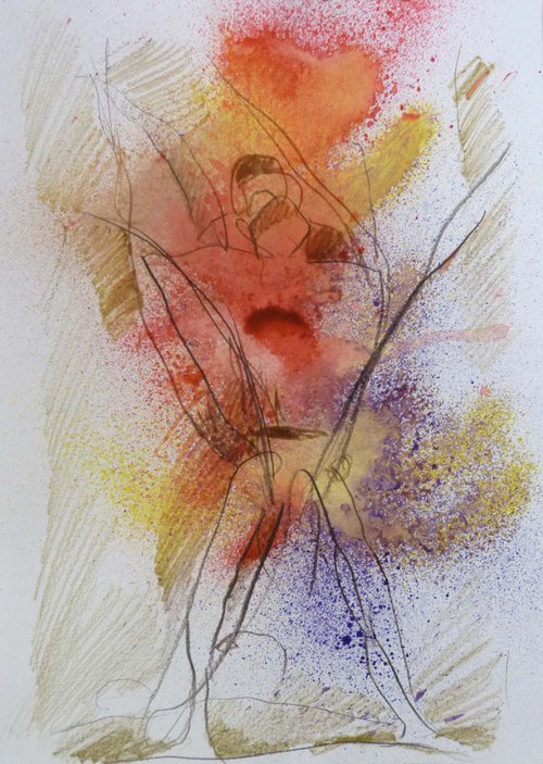 Expressive Sketch, 21x29 cm ESA6 - FREE SHIPPING by Frederic Belaubre