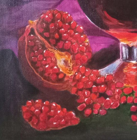 Гранаты и вино