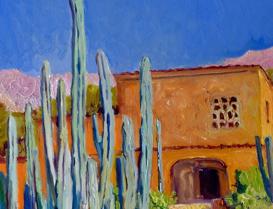 Cactus and House