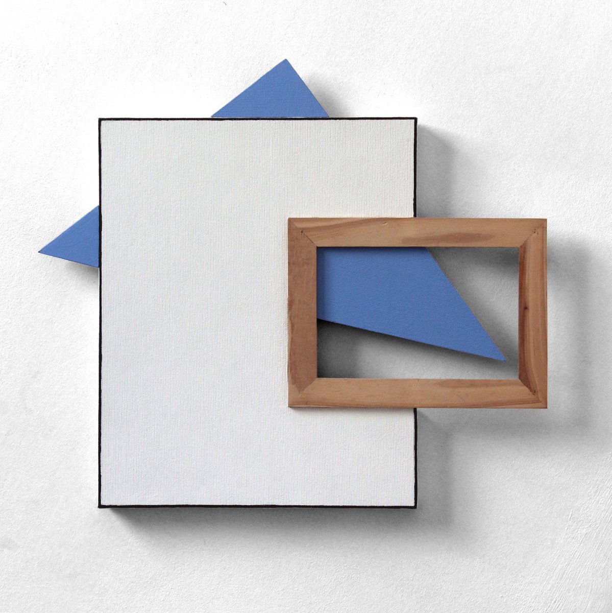 Geometric Abstract Acrylic Painting By Martin Singer, 12 X 14", Tbcc-24, Original Artwork