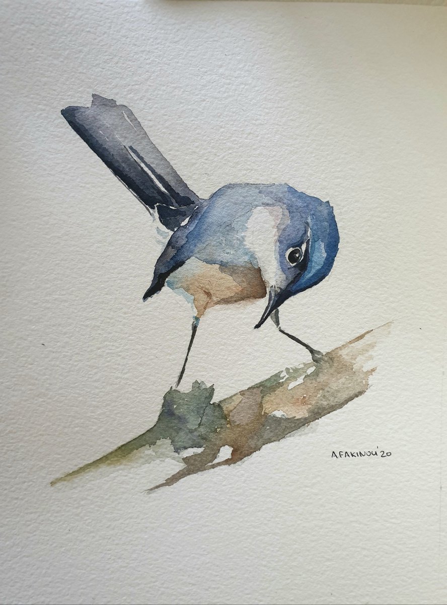 Blue Bird by Andriana Fakinou