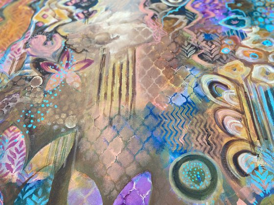 Held in Golden Bloom