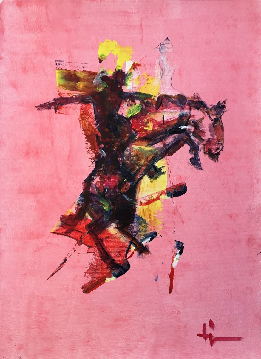 Bronco By Dominique Deve, 12 X 16, Artwork For Sale On Artfinder