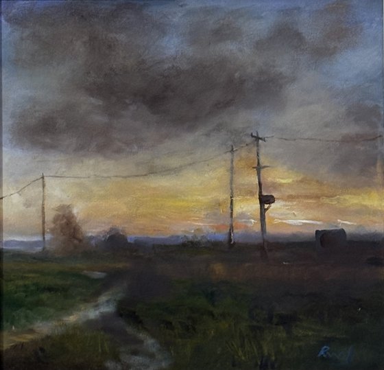 Sunset Towards The Sea