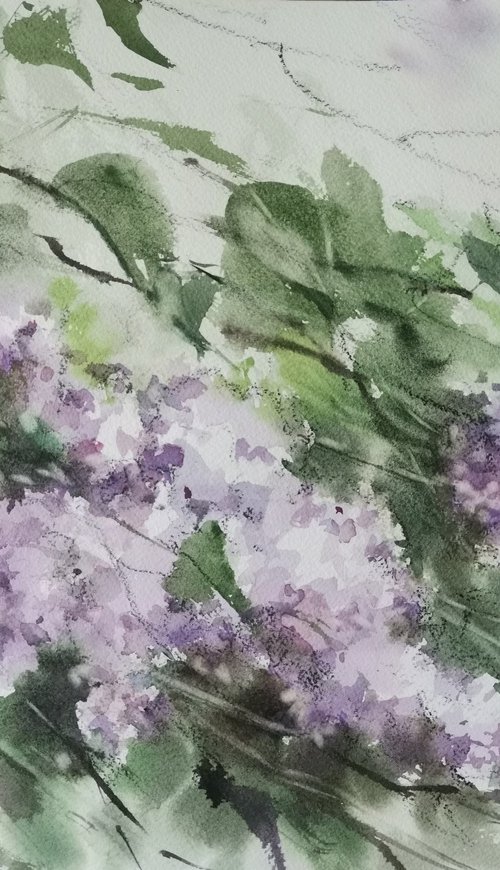 Wind in the lilac bushes by Tatyana Tokareva