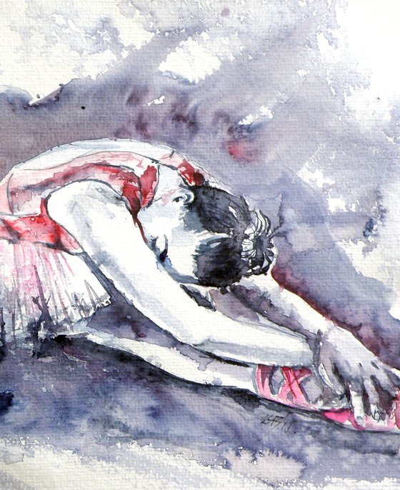Ballerina dancing