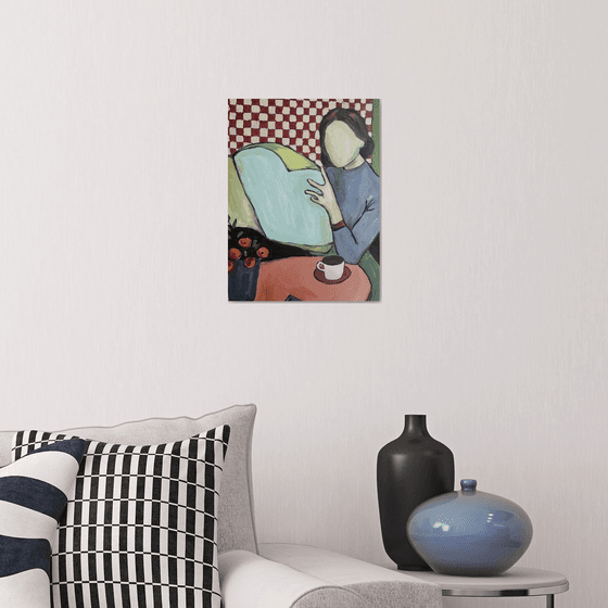 Girl with a Newspaper