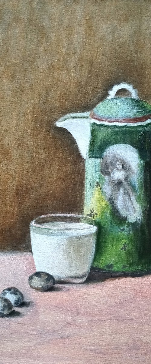 The jug of milk by Olena Kucher