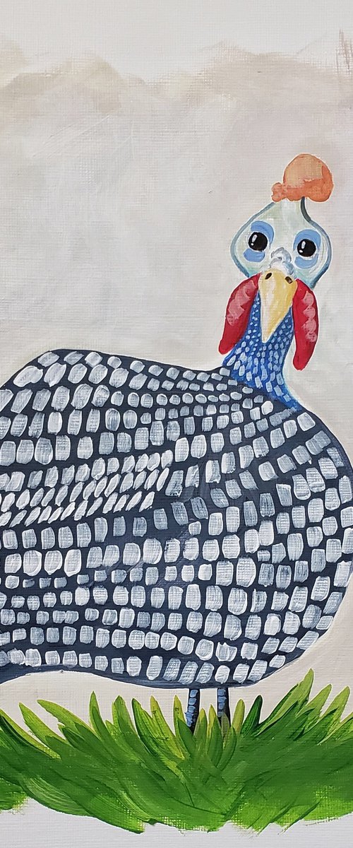 "The Watchdog" - Animals - Folk Art by Katrina Case