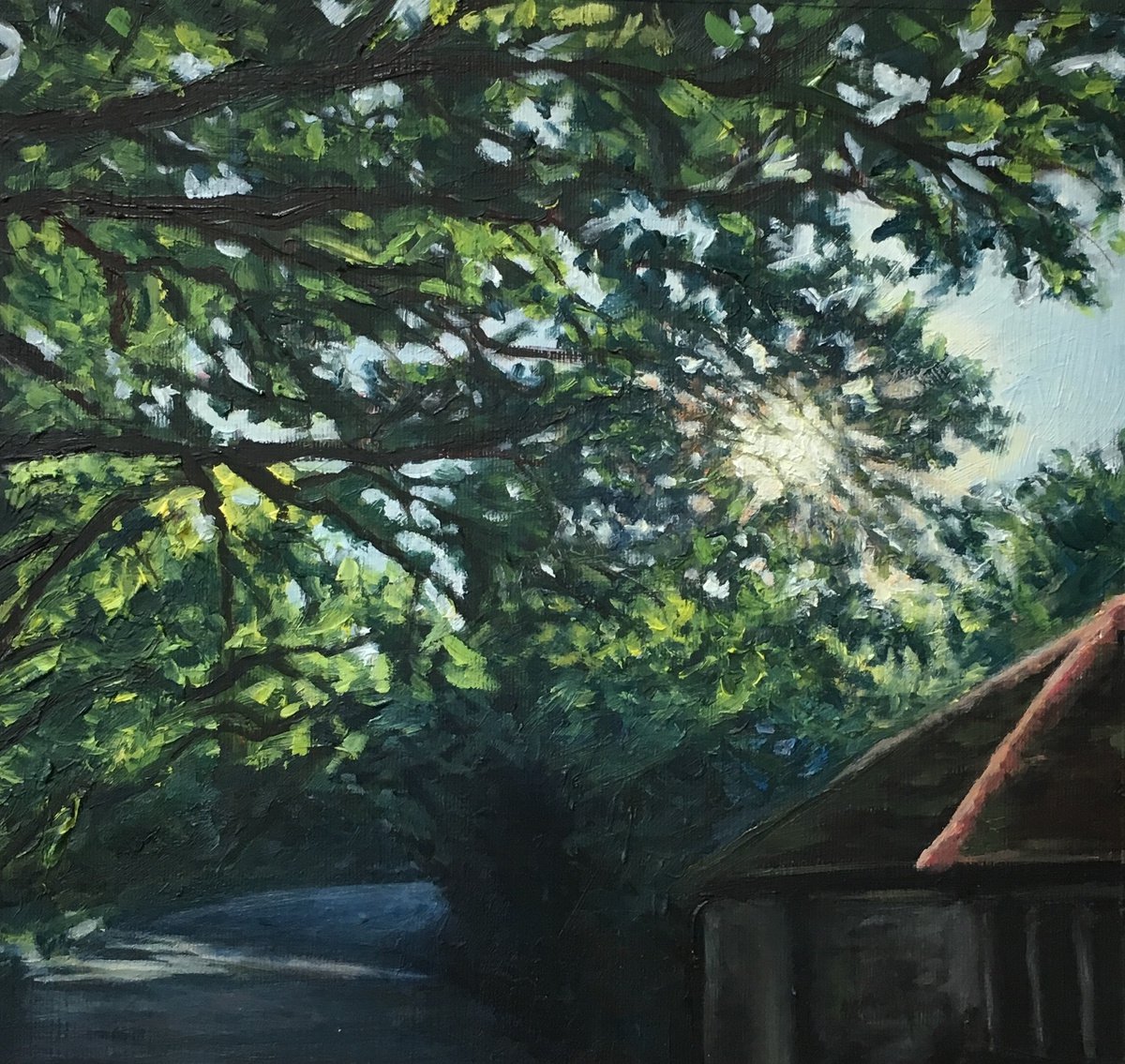 Light on the Ridgeway (II) by Diana Sandetskaya