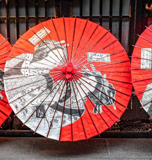 Japanese Parasols L by Northlight Harbour