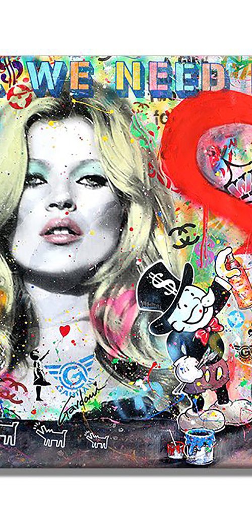 Kate Moss Muse 2 by Gardani Art